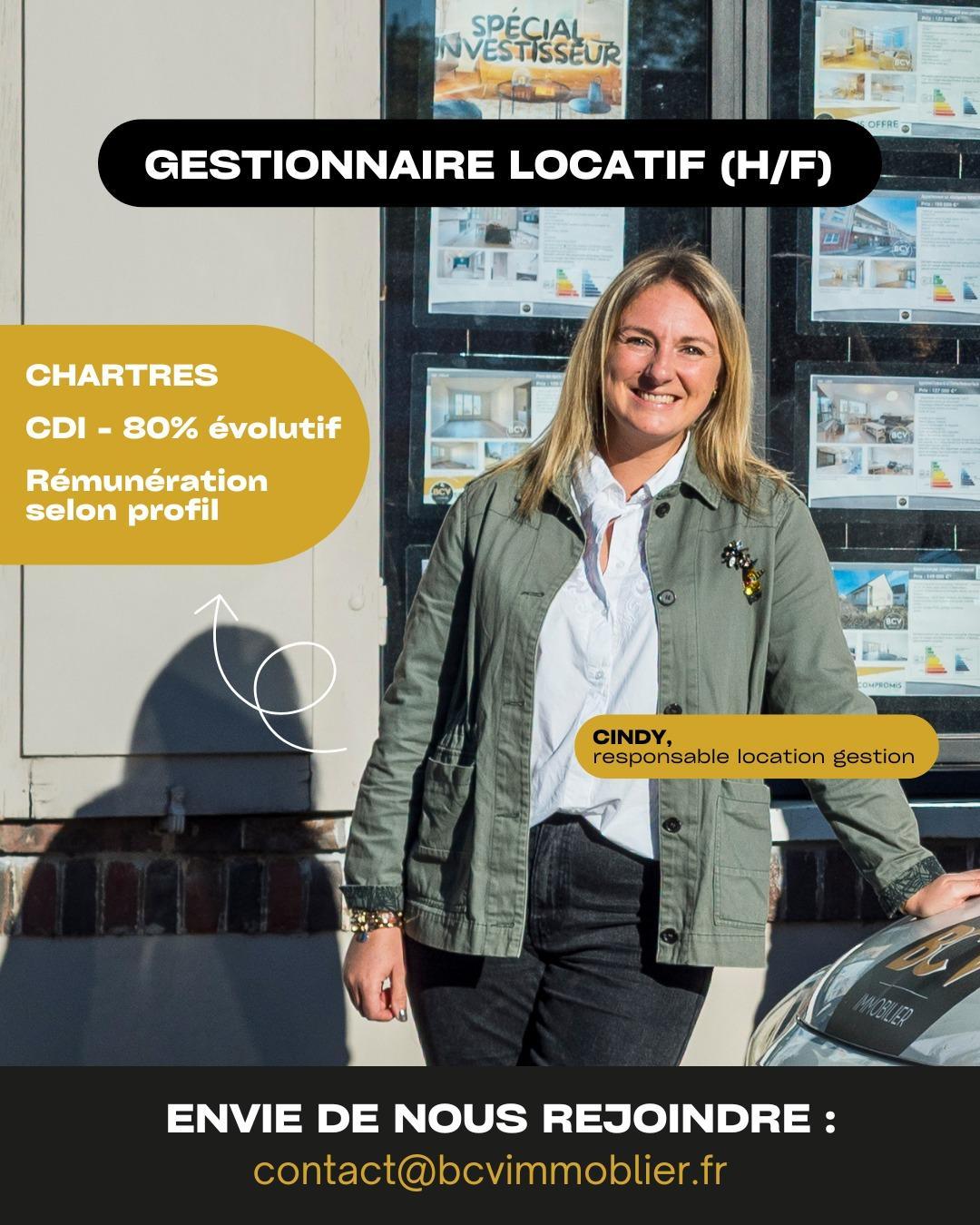 RECRUTEMENT – 𝐆𝐞𝐬𝐭𝐢𝐨𝐧𝐧𝐚𝐢𝐫𝐞 𝐥𝐨𝐜𝐚𝐭𝐢𝐟 (𝐇/𝐅)  