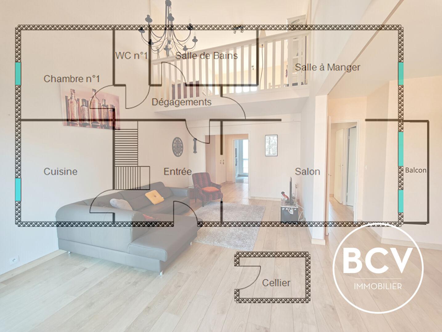 CHARTRES - Appartement Duplex avec balcon