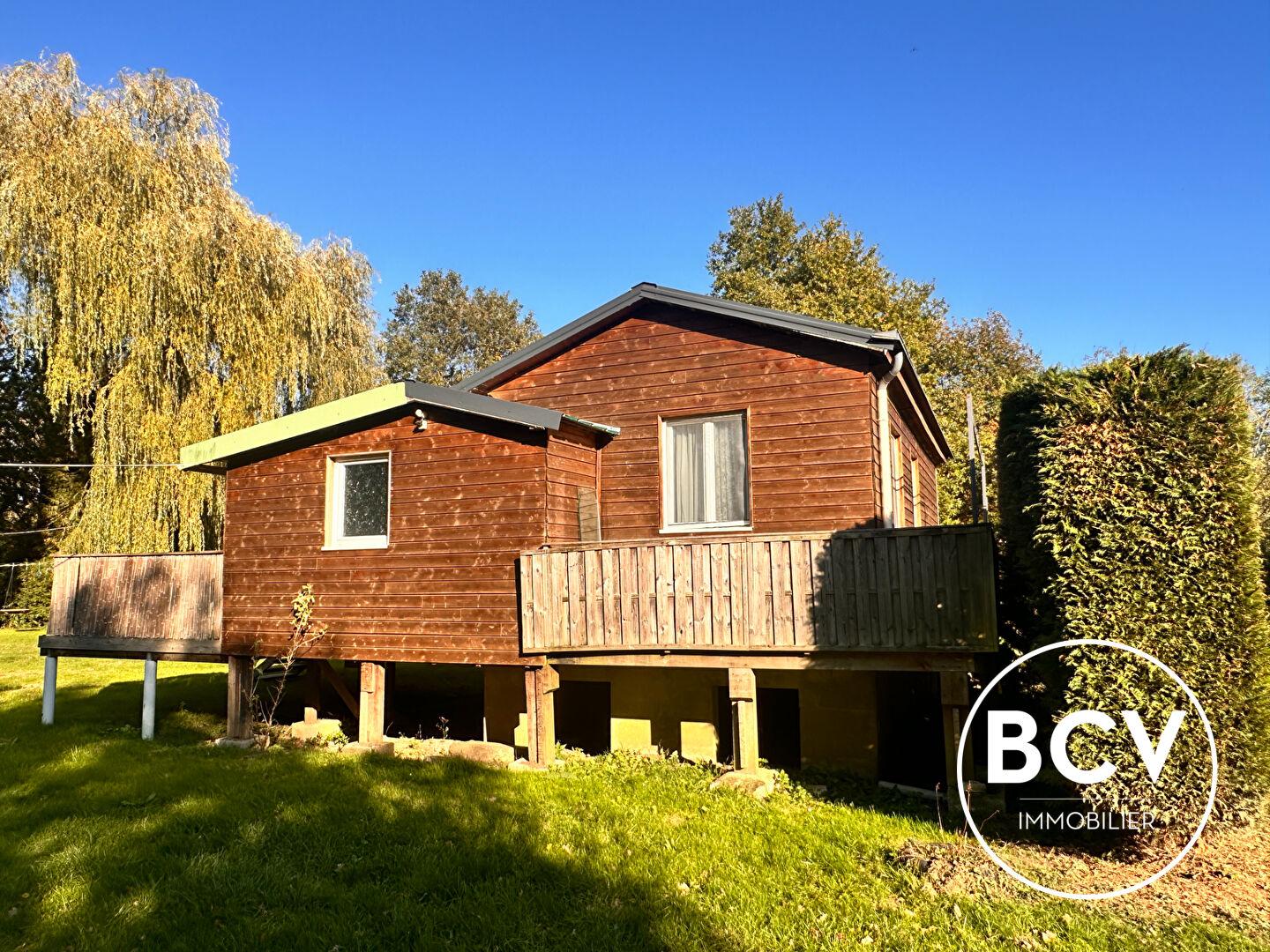 Chalet T5 rénové - 4 chambres - 9 096 m² de terrain - Bord du Loir - Proche Bonneval (28)