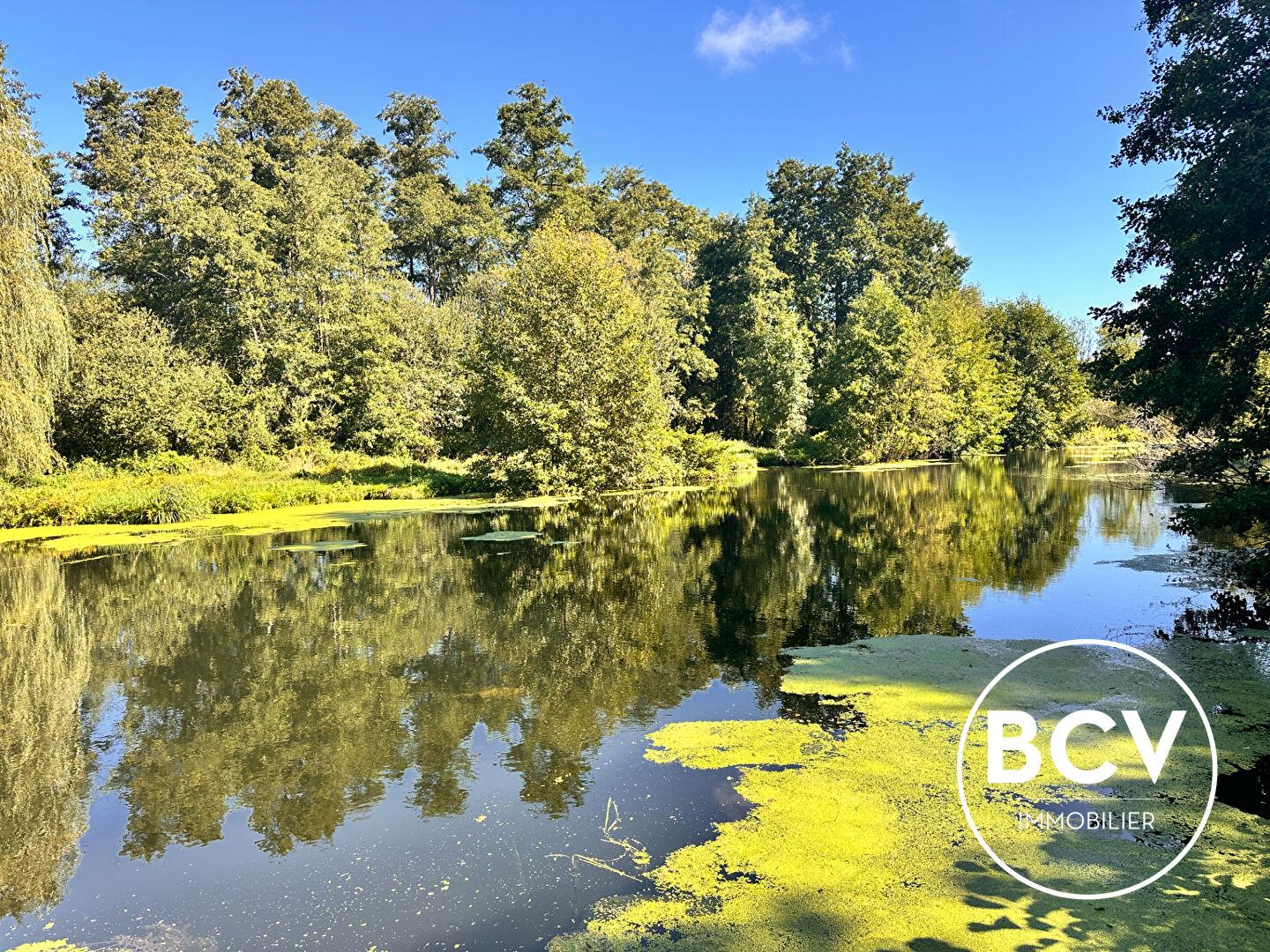 Chalet T5 rénové - 4 chambres - 9 096 m² de terrain - Bord du Loir - Proche Bonneval (28)