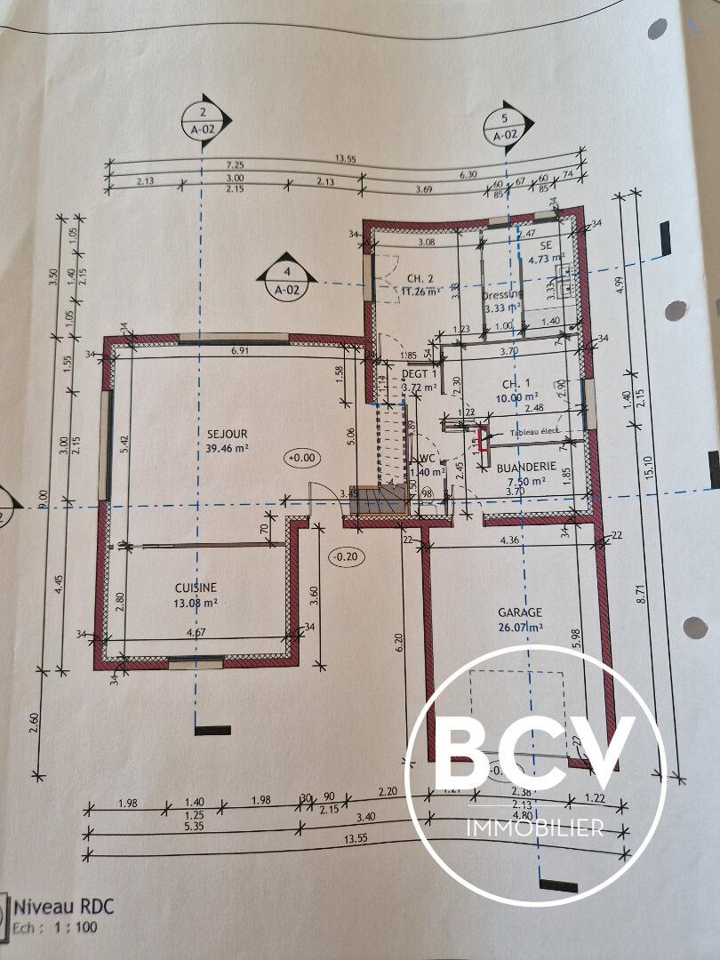 MAISON CONTEMPORAINE DE 169 M² SECTEUR JOUY