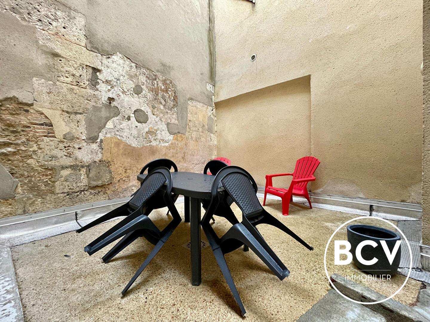 Chartres - Studio meublé de 25 m² avec cour intérieure