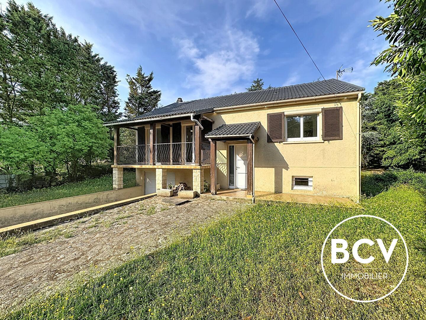 PUISEUX - Maison de 90 m² avec sous-sol et grand terrain
