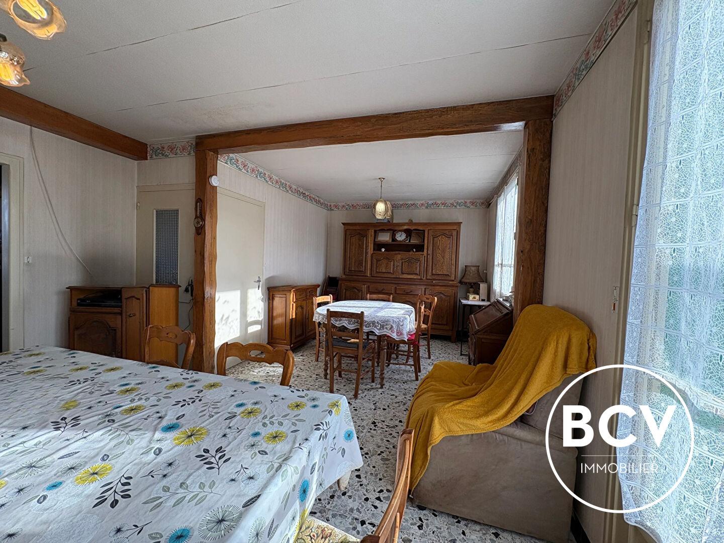 Maison T3 de 66 m2 avec sous sol total et grenier aménageable